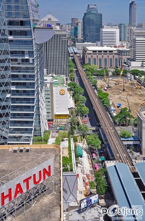 Central Chitlom British Embassy, เริ่มการก่อสร้างเเล้ว