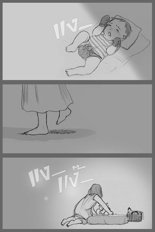 การ์ตูนซึ้ง ๆ เสียงเรียกเข้า...จากใจของแม่