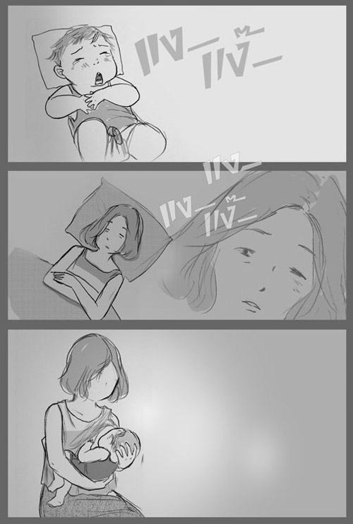 การ์ตูนซึ้ง ๆ เสียงเรียกเข้า...จากใจของแม่