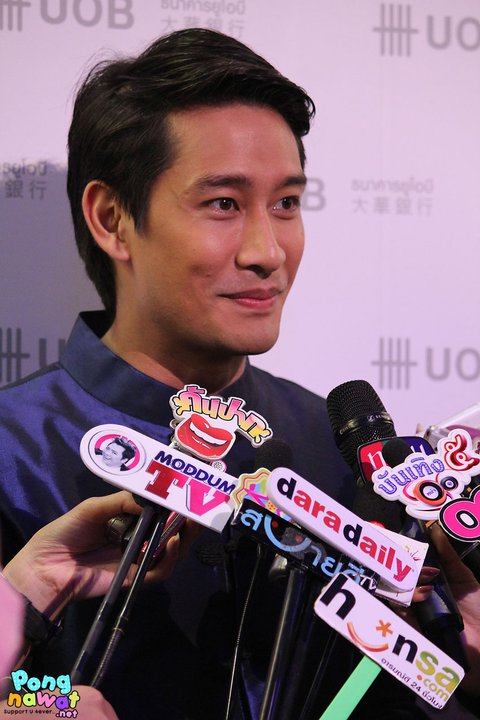 ป้อง-ณวัฒน์ งานเปิดธนาคาร UOB สาขาสามแยก