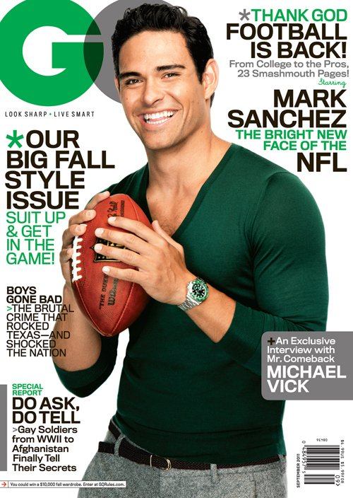 Mark Sanchez @ GQ Magazine US September 2011