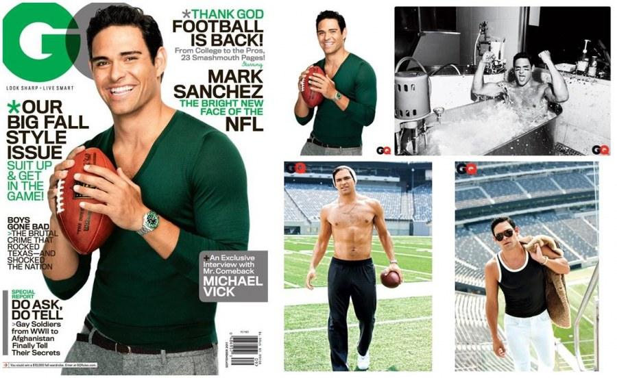 Mark Sanchez @ GQ Magazine US September 2011