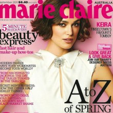 Keira Knightley @ Marie Claire Australia September 2011