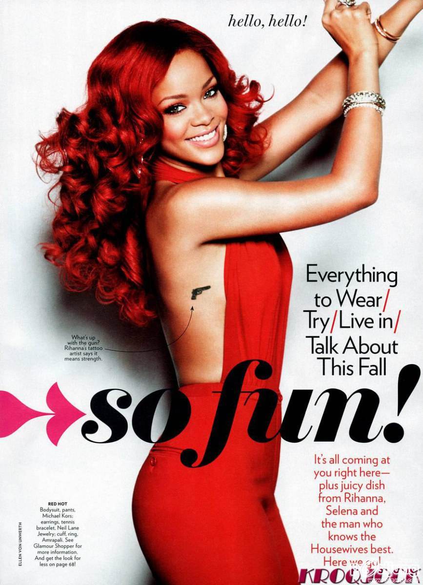 Rihanna @ Glamour US Magazine September 2011