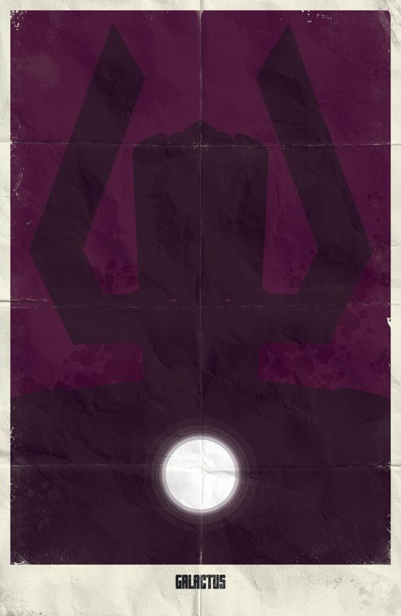 Great Minimalist Posters by Marvel...