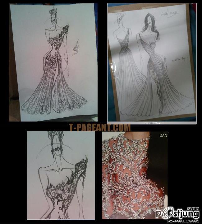 แถลงข่าว เปิดตัวชุดประจำชาติ - ชุดราตรี สำหรับน้องฟ้า เพื่อชิงมงกุฎความงาม MISS UNIVERSE 2011