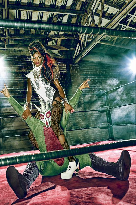 โพสท่าเริ่ดๆ กับนักมวยปล้ำของเม็กซิกัน จาก ลูช่าวาวูม