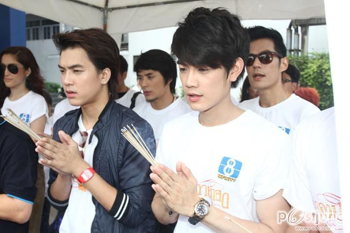 &ldquo;พิงค์กี้&ndash;สาวิกา&rdquo; งานบวงสรวงละคร ทองประกายแสด