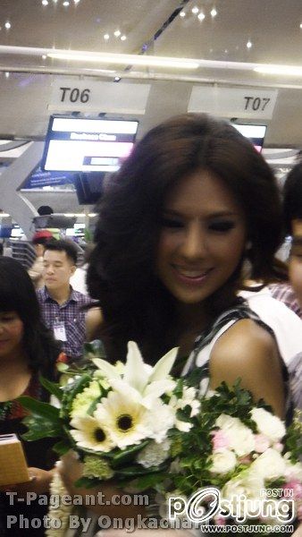 ชัญษร สาครจันทร์ เดินทางเข้าร่วมประกวด MISS UNIVERSE 2011 ที่บราซิล