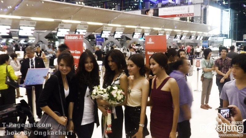 ชัญษร สาครจันทร์ เดินทางเข้าร่วมประกวด MISS UNIVERSE 2011 ที่บราซิล