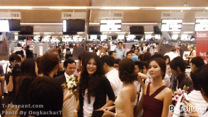 ชัญษร สาครจันทร์ เดินทางเข้าร่วมประกวด MISS UNIVERSE 2011 ที่บราซิล