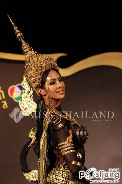 น้องฟ้า กะชุดประจำชาติไทยที่แอบคล้ายชุดล้านนาสมัยก่อนตรงนม อิอิ