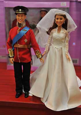 เผยโฉมตุ๊กตา ดัชเชสแห่งเคมบริดจ์ ในชุดแต่งงาน