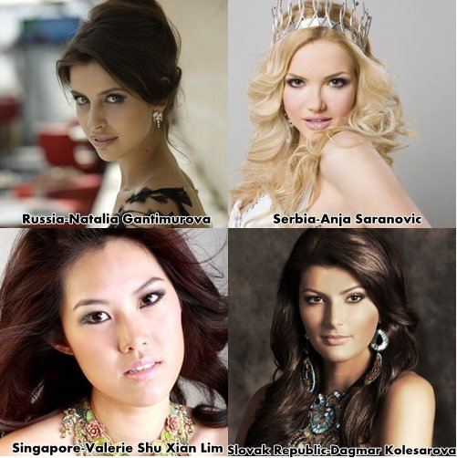 MISS UNIVERSE 2011Contestants
