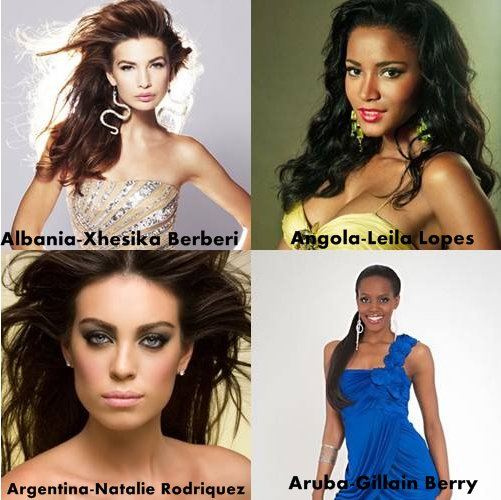 MISS UNIVERSE 2011Contestants