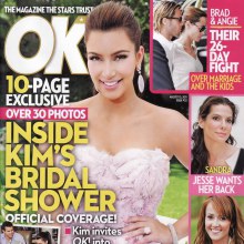 Kim Kardashian Wedding Day @ OK! Magazine issue 33 August 2011