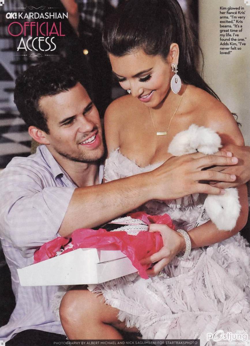 Kim Kardashian Wedding Day @ OK! Magazine issue 33 August 2011