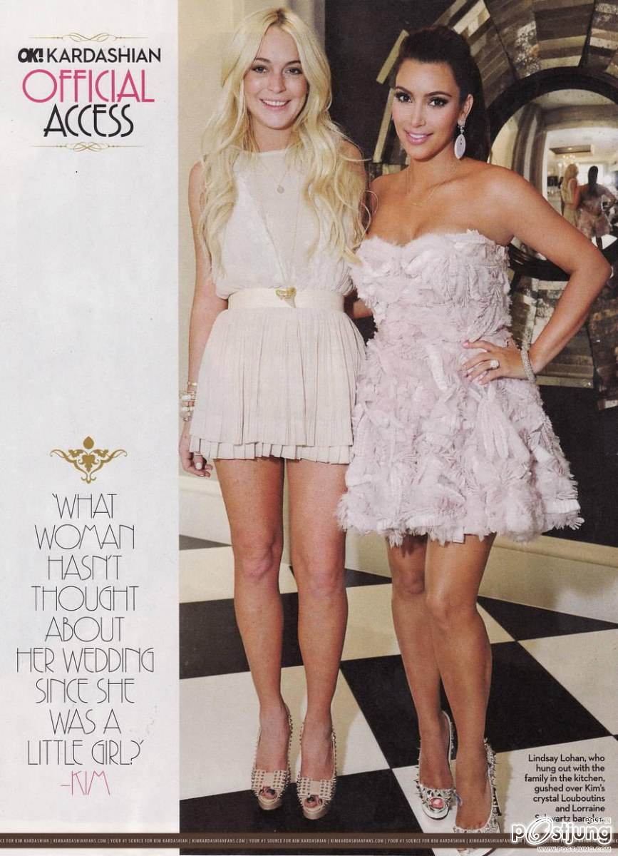 Kim Kardashian Wedding Day @ OK! Magazine issue 33 August 2011