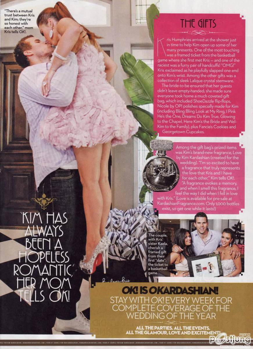Kim Kardashian Wedding Day @ OK! Magazine issue 33 August 2011