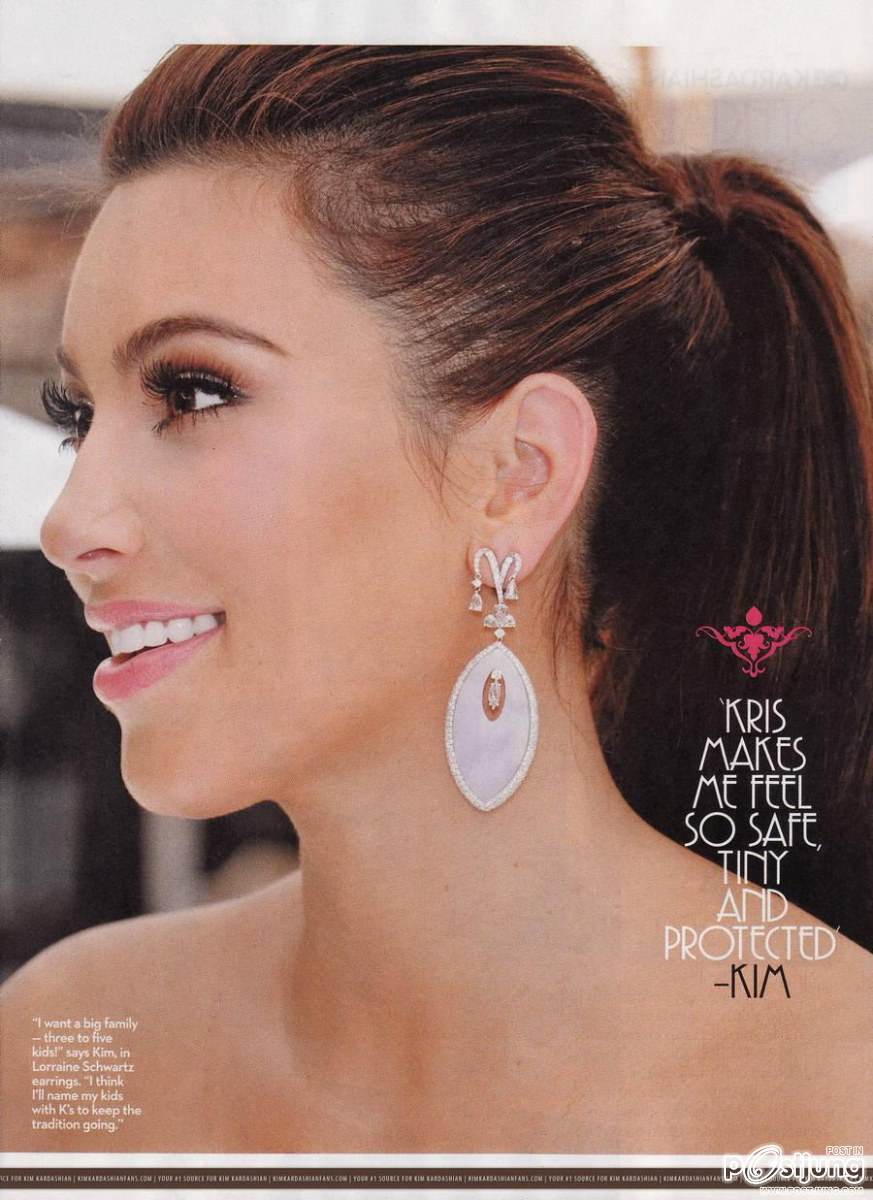 Kim Kardashian Wedding Day @ OK! Magazine issue 33 August 2011