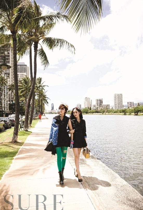 ซองยูริ - พัคมินยอง กับภาพแฟชั่นในฮาวาย