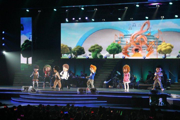 ตัวการ์ตูนจากเบิร์ดแลนด์ @ คอนเสิร์ตเบิร์ด อาสาสนุก Encore Plus