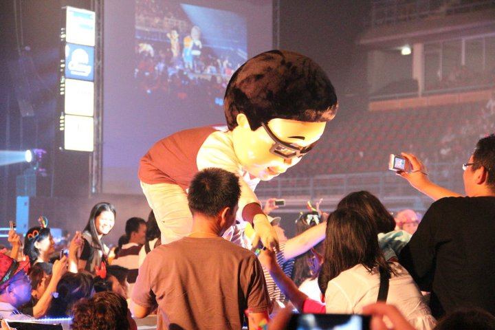 ตัวการ์ตูนจากเบิร์ดแลนด์ @ คอนเสิร์ตเบิร์ด อาสาสนุก Encore Plus