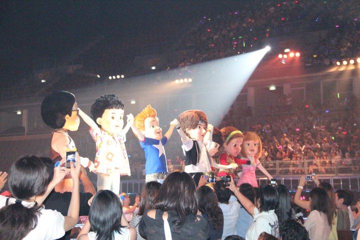 ตัวการ์ตูนจากเบิร์ดแลนด์ @ คอนเสิร์ตเบิร์ด อาสาสนุก Encore Plus