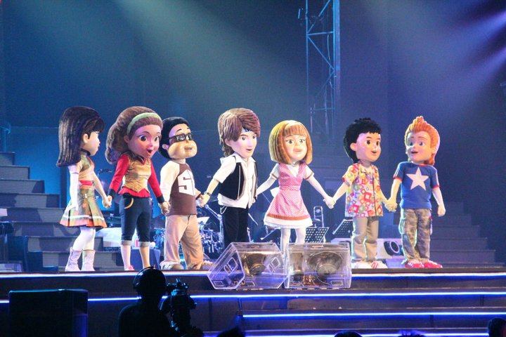 ตัวการ์ตูนจากเบิร์ดแลนด์ @ คอนเสิร์ตเบิร์ด อาสาสนุก Encore Plus