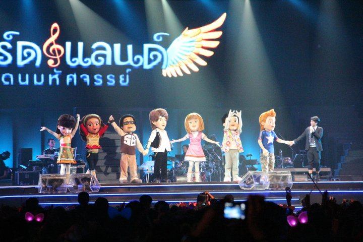 ตัวการ์ตูนจากเบิร์ดแลนด์ @ คอนเสิร์ตเบิร์ด อาสาสนุก Encore Plus