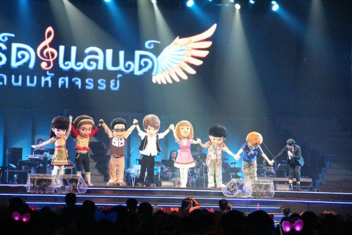ตัวการ์ตูนจากเบิร์ดแลนด์ @ คอนเสิร์ตเบิร์ด อาสาสนุก Encore Plus