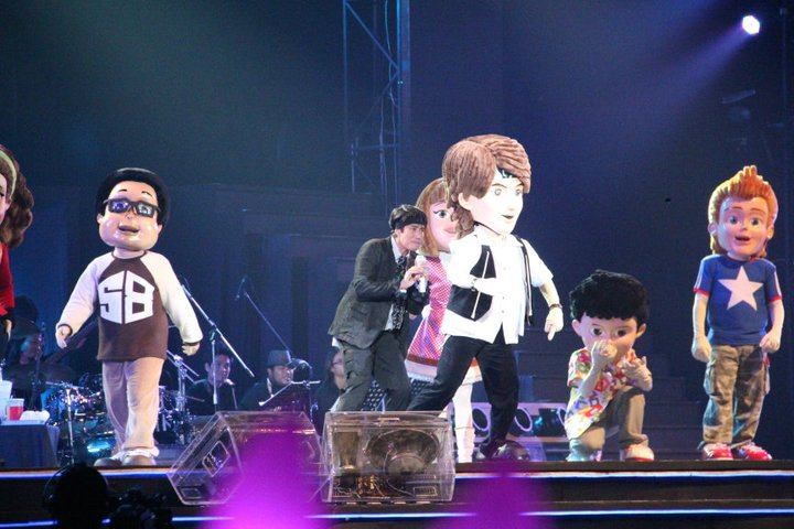 ตัวการ์ตูนจากเบิร์ดแลนด์ @ คอนเสิร์ตเบิร์ด อาสาสนุก Encore Plus