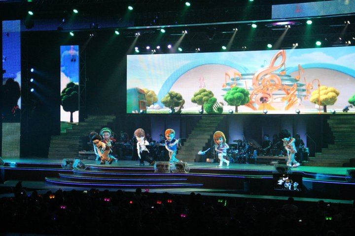 ตัวการ์ตูนจากเบิร์ดแลนด์ @ คอนเสิร์ตเบิร์ด อาสาสนุก Encore Plus