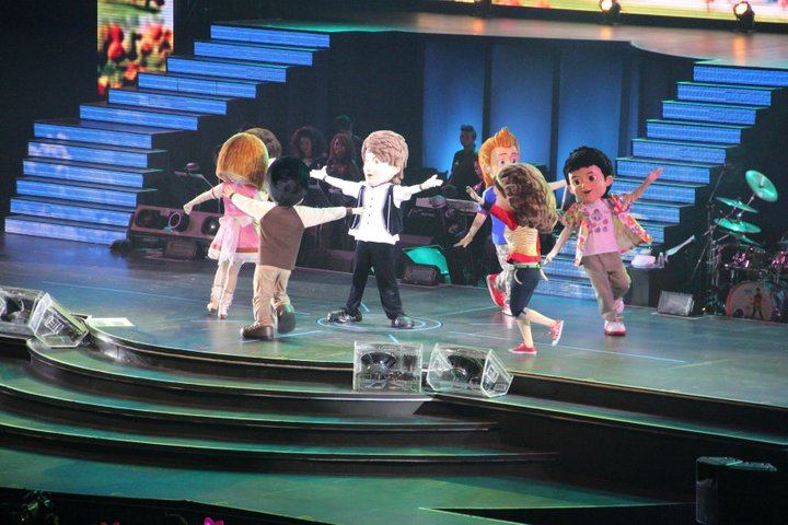 ตัวการ์ตูนจากเบิร์ดแลนด์ @ คอนเสิร์ตเบิร์ด อาสาสนุก Encore Plus