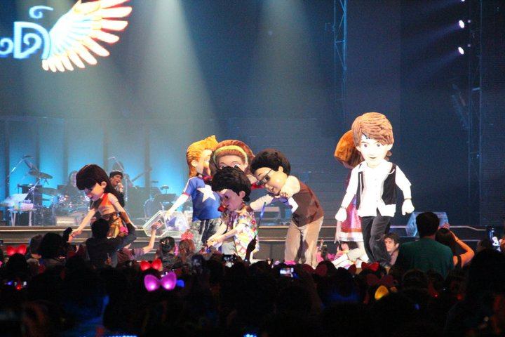 ตัวการ์ตูนจากเบิร์ดแลนด์ @ คอนเสิร์ตเบิร์ด อาสาสนุก Encore Plus