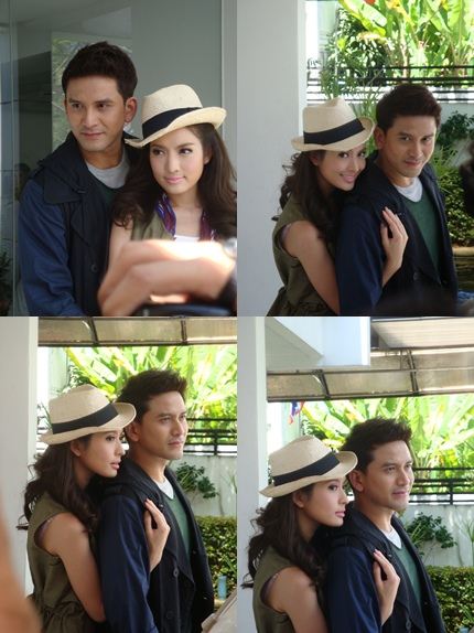 ป๋อ - แอฟ ในงานบวงสรวง "รักประกาศิต ภูชิตย์-นริศรา"