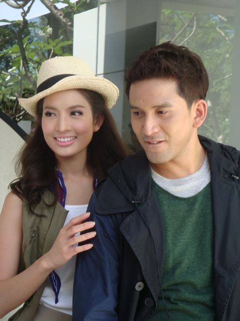 ป๋อ - แอฟ ในงานบวงสรวง "รักประกาศิต ภูชิตย์-นริศรา"