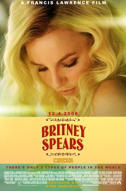 Britney's single แบบ Poster หนัง