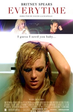 Britney's single แบบ Poster หนัง