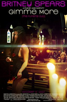 Britney's single แบบ Poster หนัง