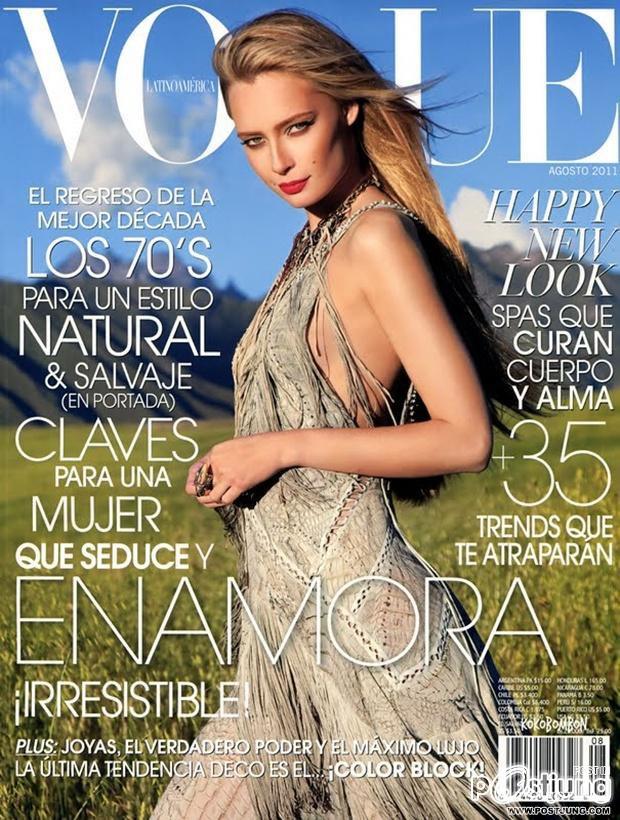 Tiiu Kuik @ Vogue Argentina August 2011