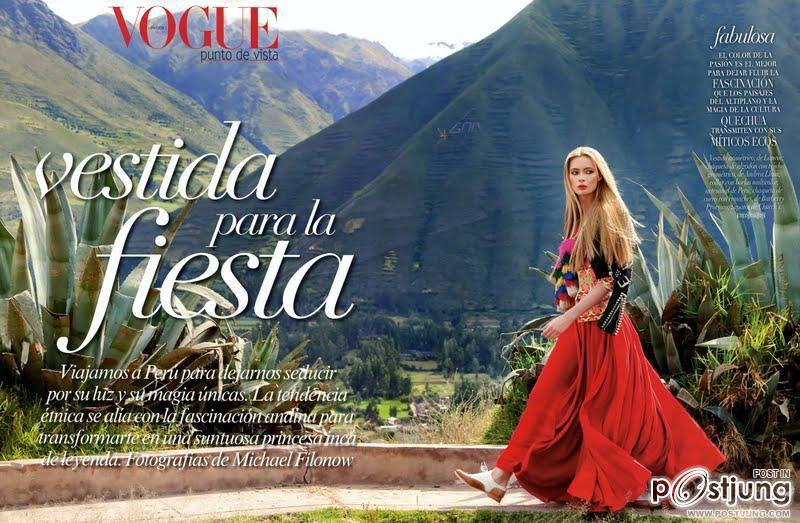 Tiiu Kuik @ Vogue Argentina August 2011