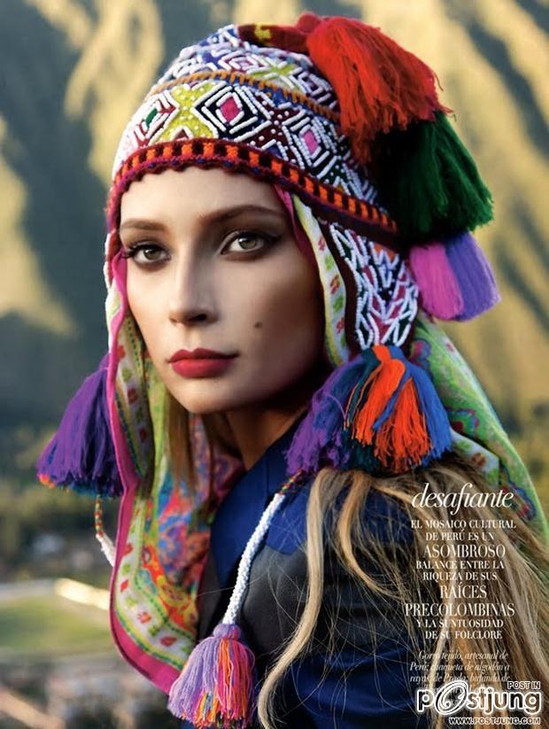 Tiiu Kuik @ Vogue Argentina August 2011