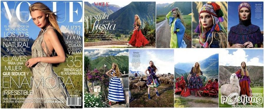 Tiiu Kuik @ Vogue Argentina August 2011