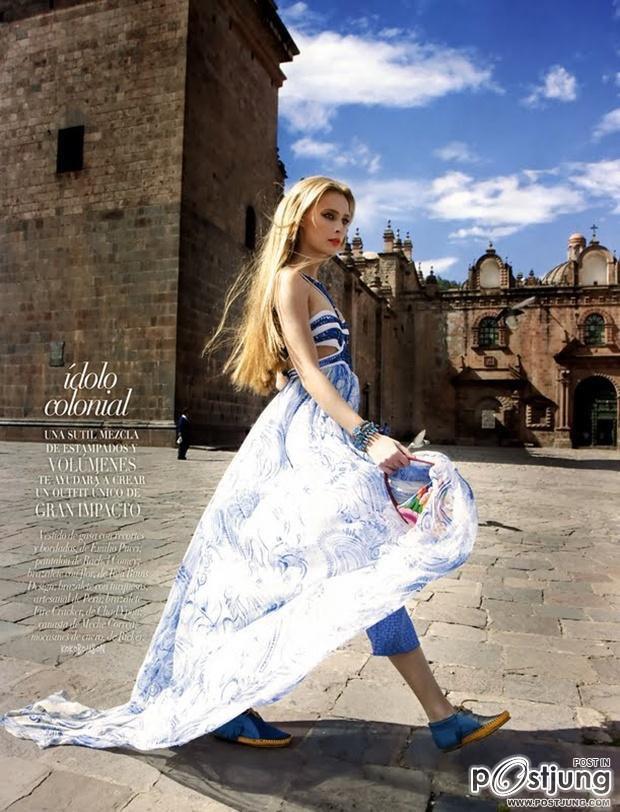 Tiiu Kuik @ Vogue Argentina August 2011