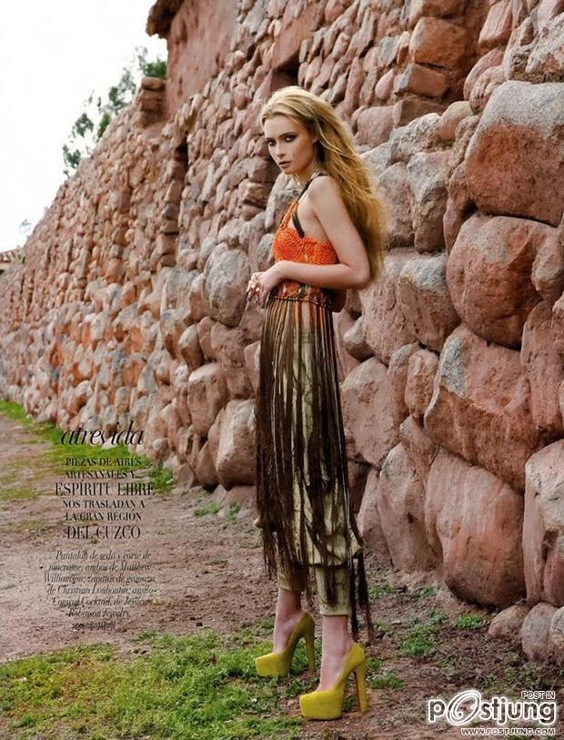 Tiiu Kuik @ Vogue Argentina August 2011