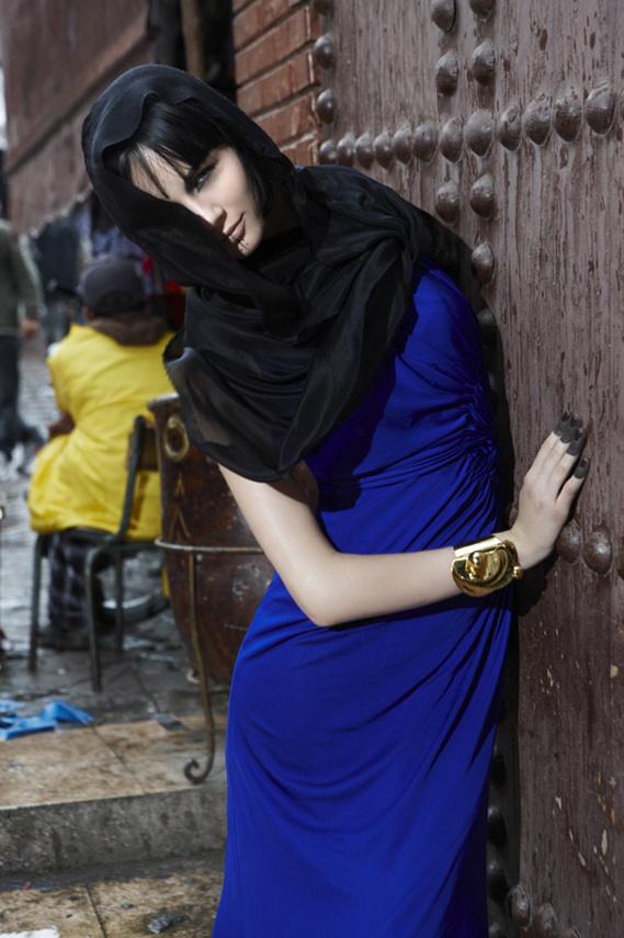 ไฮแฟชั่น สาวโมรอกกัน ในตลาดใจกลางเมือง