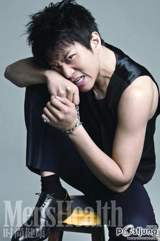 Deng Chao on two magazines @ Men's Health & Leon July 2011