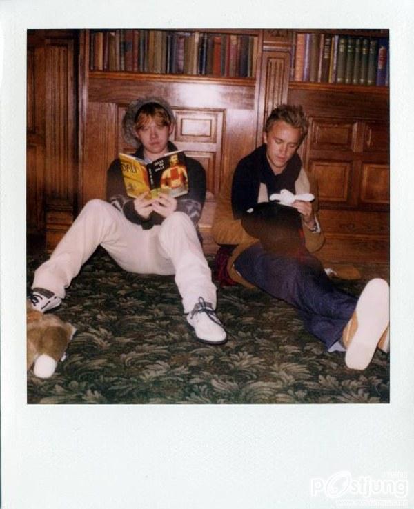 Rupert Grint & Tom Felton @ Band Of Outsiders's Fall 2011 Collection