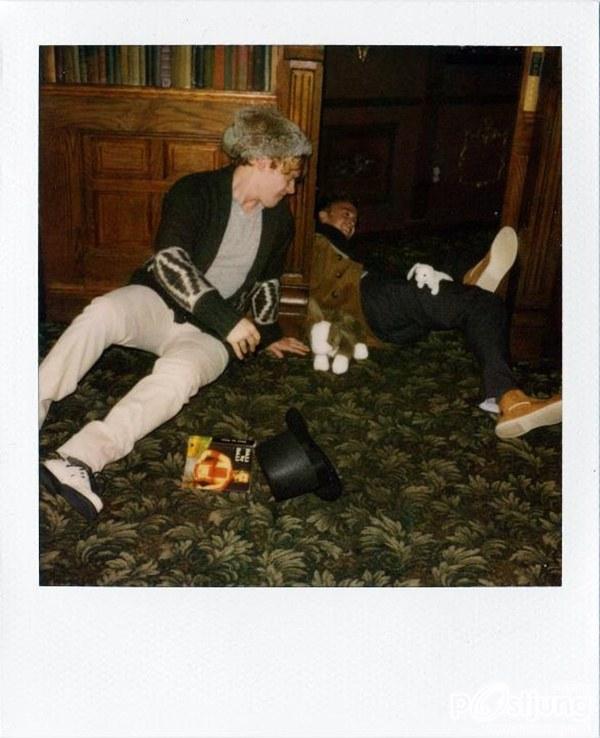 Rupert Grint & Tom Felton @ Band Of Outsiders's Fall 2011 Collection